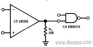 LM358组成的TTL驱动电路