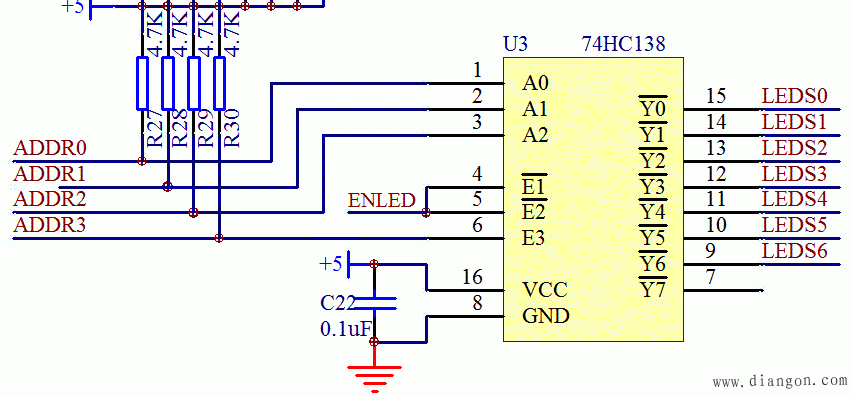 74HC138控制图