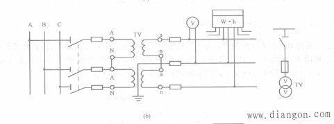 电压互感器的V／V形接线