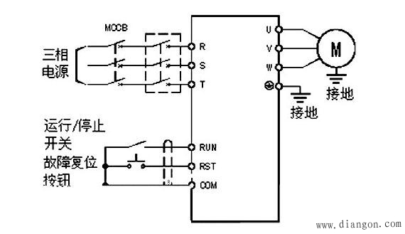 变频器接线图